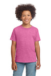 Youth X-Large Heather Helconia Gildan 64000B 