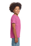 Youth X-Large Heather Helconia Gildan 64000B 