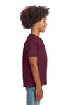 Youth X-Large Heather Maroon Gildan 64000B 
