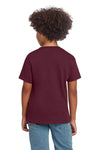 Youth X-Large Heather Maroon Gildan 64000B 
