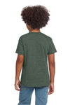 Youth X-Large Heather Military Green Gildan 64000B 