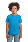 Youth X-Large Heather Sapphire Gildan 64000B 