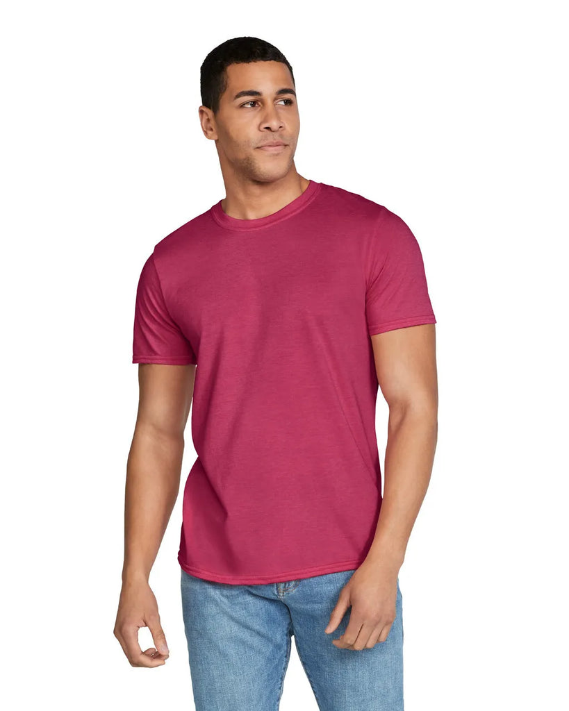 3X-Large Heather Cardinal Gildan 64000 