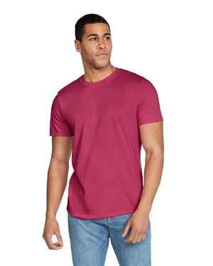 3X-Large Heather Cardinal Gildan 64000 