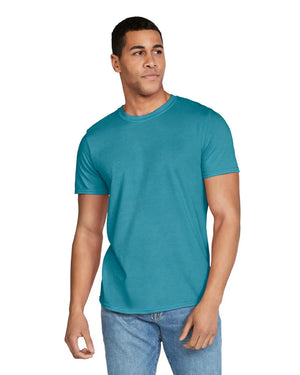 3X-Large Heather Galapagos Blue Gildan 64000 