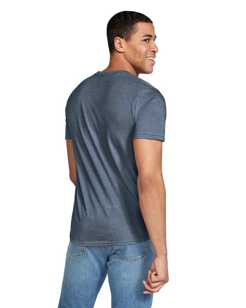 4X-Large Heather Indigo Gildan 64000 