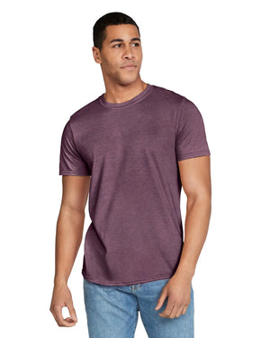 4X-Large Heather Maroon Gildan 64000 