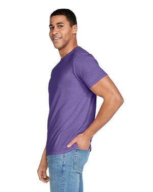 4X-Large Heather Purple Gildan 64000 