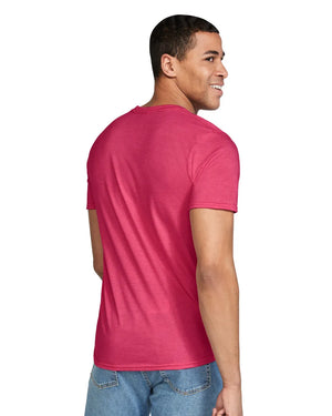 4X-Large Heather Red Gildan 64000 