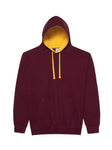 3X-Large Burgundy/Gold AWDis JHA003 