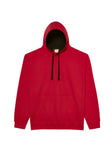 3X-Large Fire Red/Jet Black AWDis JHA003