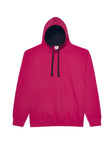 3X-Large Hot Pink/French Navy AWDis JHA003