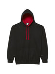 3X-Large Jet Black/Fire Red AWDis JHA003 