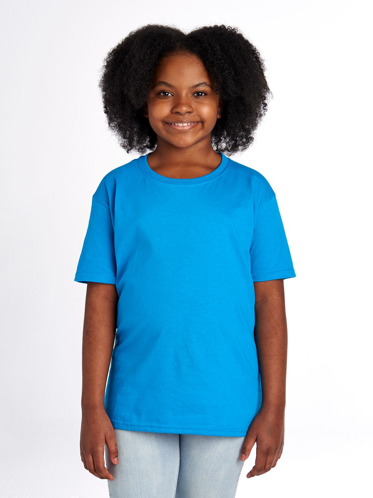Fruit of the Loom 3930BR HD Cotton™ Youth T-Shirt (Pacific Blue