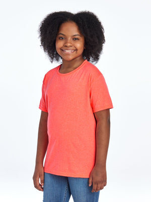Youth X-Large Retro Heather Coral Fruit of the Loom F3930Y 