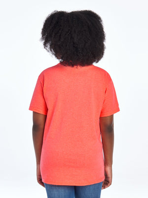 Youth X-Large Retro Heather Coral Fruit of the Loom F3930Y 
