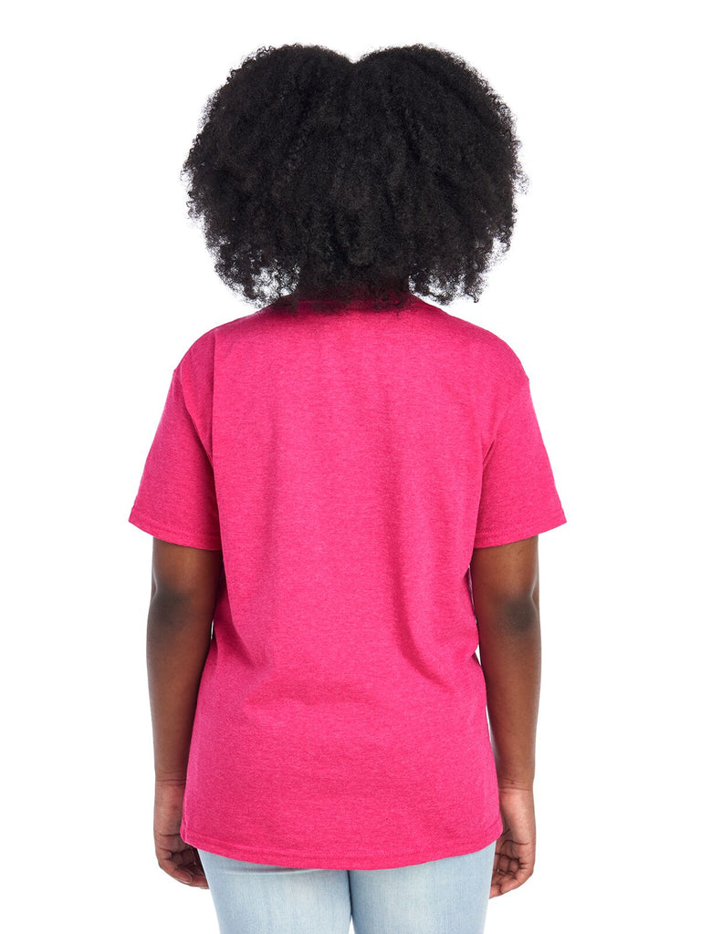 Youth X-Large Retro Heather Pink Fruit of the Loom F3930Y 