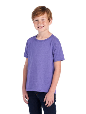 Youth X-Large RETRO HEATHER PURPLE Fruit of the Loom F3930Y 