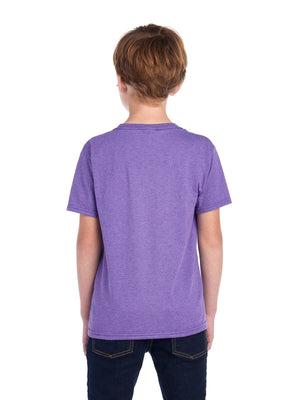 Youth X-Large RETRO HEATHER PURPLE Fruit of the Loom F3930Y 