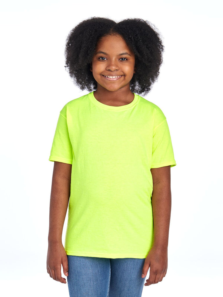 Youth X-Large Safety Green Fruit of the Loom F3930Y 