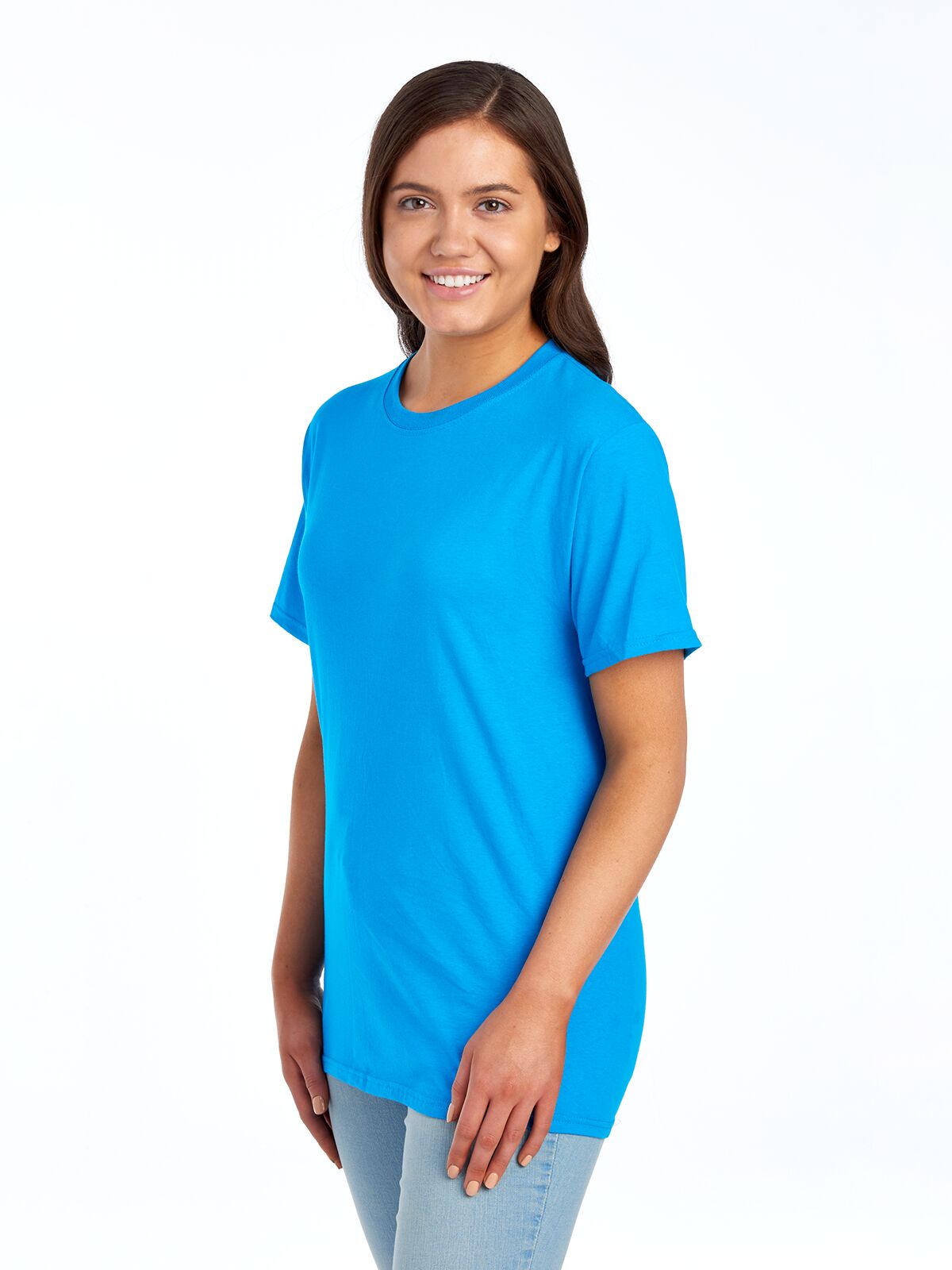 Fruit of the Loom 3930R HD Cotton™ Unisex T-Shirt (Pacific Blue
