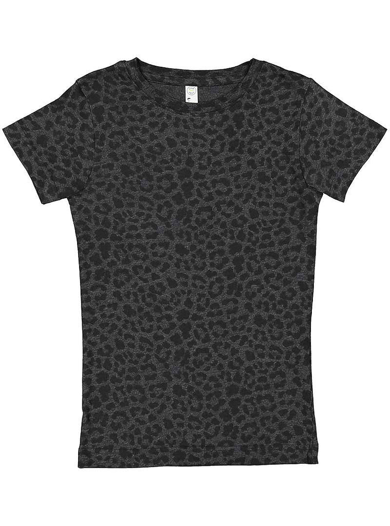 Youth X-Large Black Leopard LAT Apparel 2616 