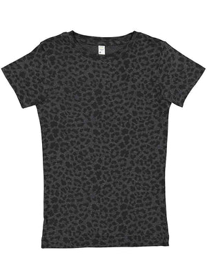 Youth X-Large Black Leopard LAT Apparel 2616 