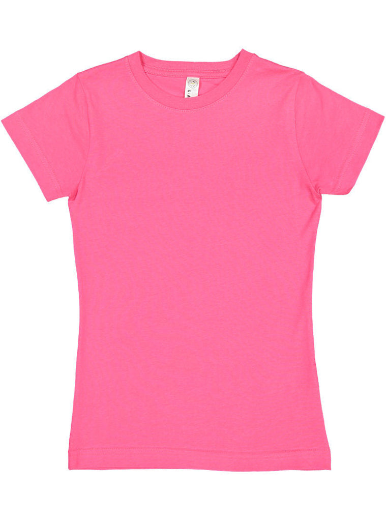 Youth X-Large Hot Pink LAT Apparel 2616 