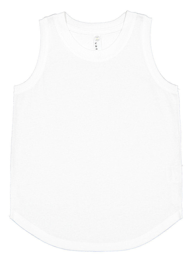Youth X-Large White LAT Apparel 2692 
