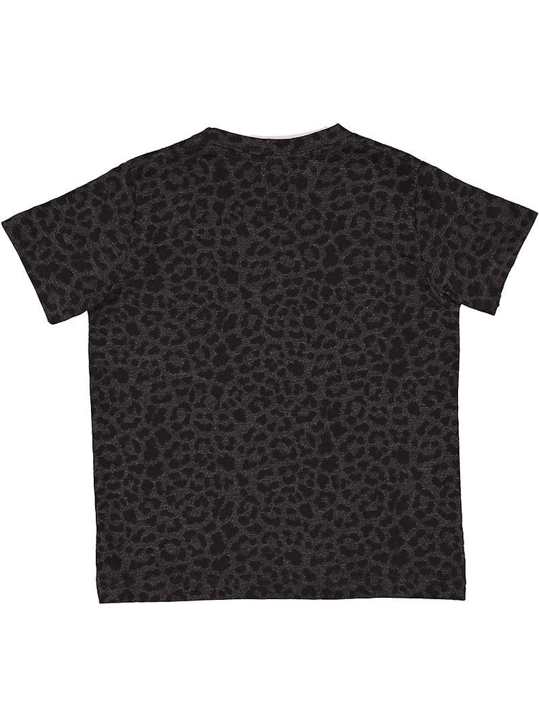Toddler 7T Black Leopard Rabbit Skins 3321 
