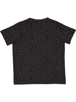 Toddler 7T Black Leopard Rabbit Skins 3321 