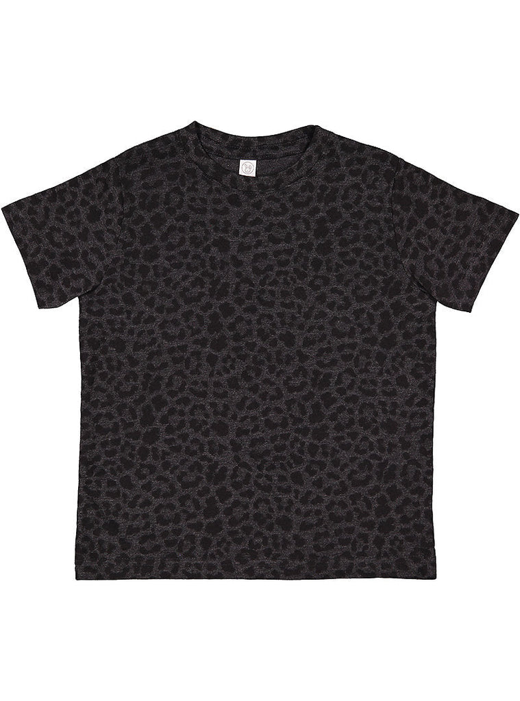 Toddler 7T Black Leopard Rabbit Skins 3321 