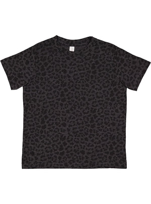 Toddler 7T Black Leopard Rabbit Skins 3321 