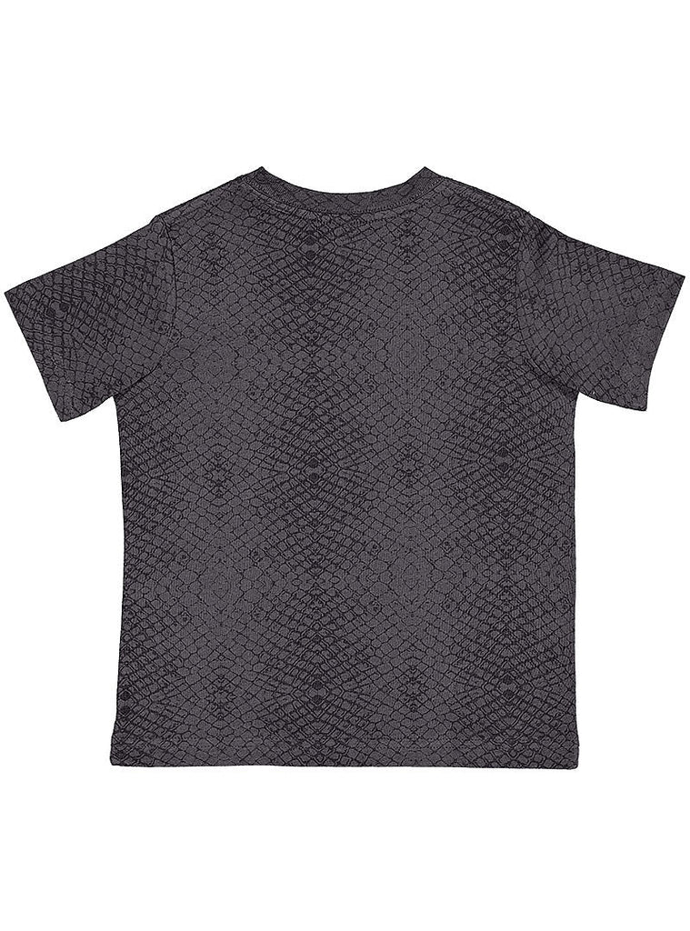 Toddler 7T Black Reptile Rabbit Skins 3321 