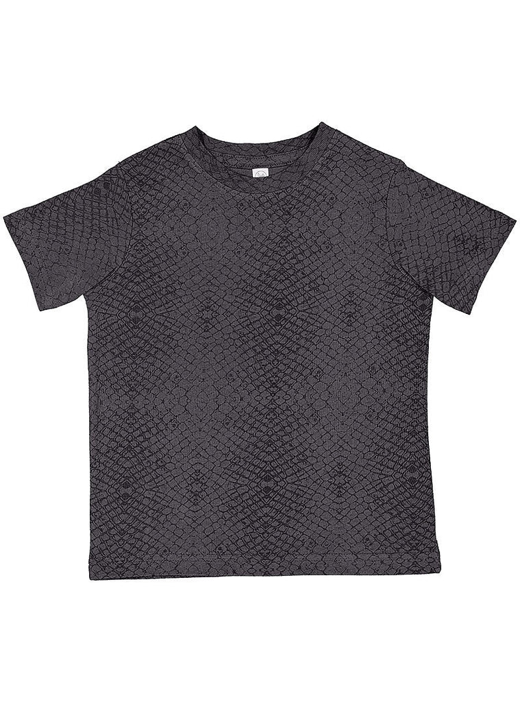 Toddler 7T Black Reptile Rabbit Skins 3321 