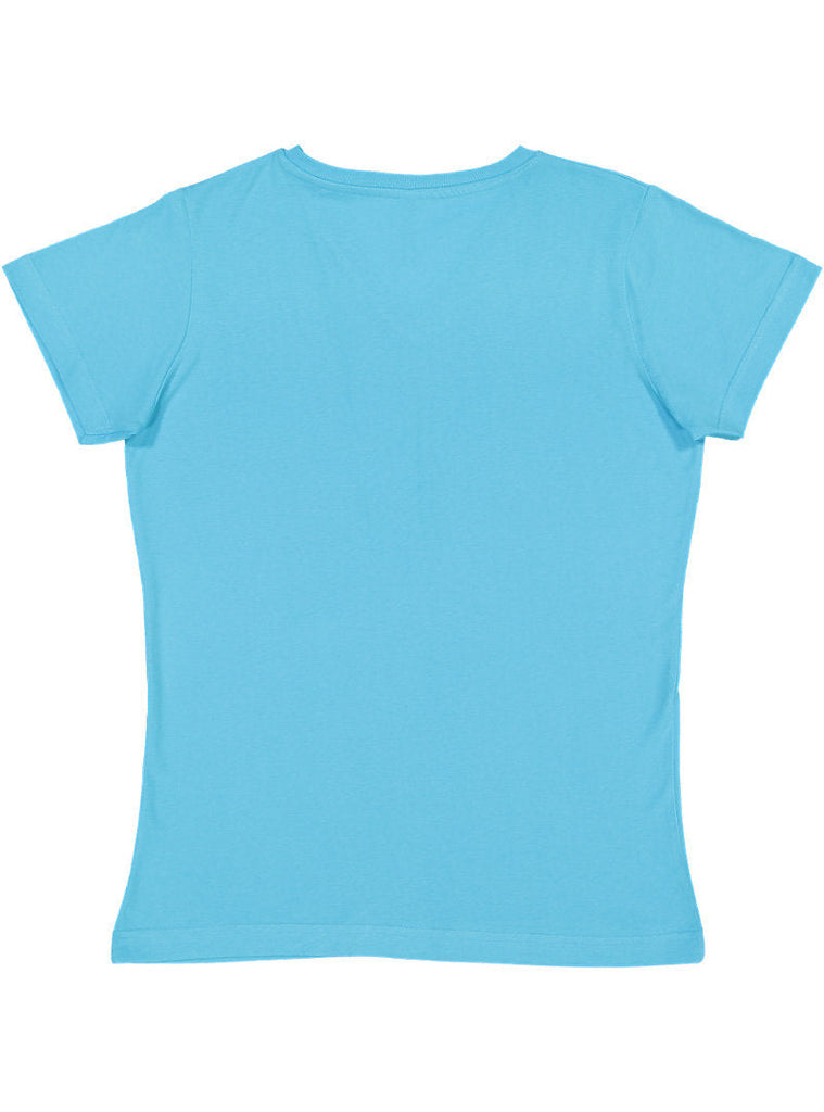 Women's 3X-Large Aqua LAT Apparel 3507 
