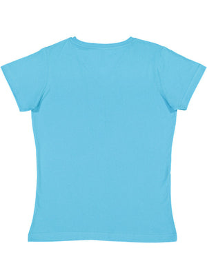 Women's 3X-Large Aqua LAT Apparel 3507 