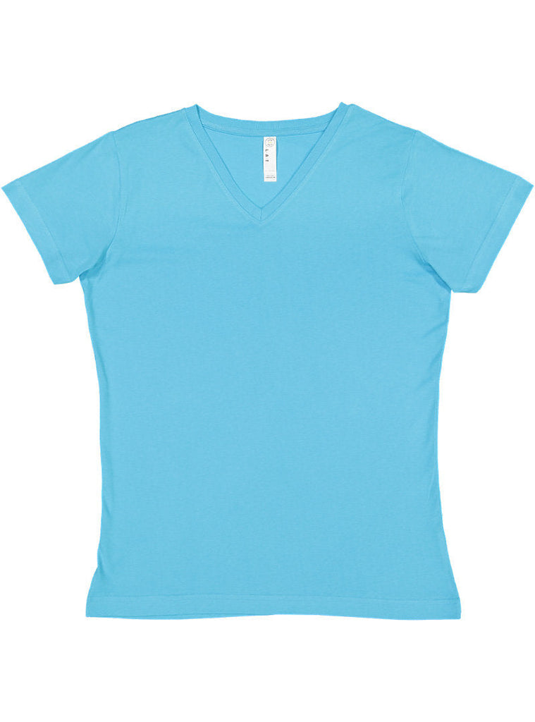 Women's 3X-Large Aqua LAT Apparel 3507 