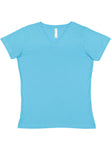 Women's 3X-Large Aqua LAT Apparel 3507 