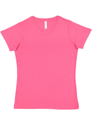 Women's 3X-Large Hot Pink LAT Apparel 3507 
