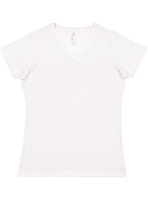 Women's 3X-Large White LAT Apparel 3507 