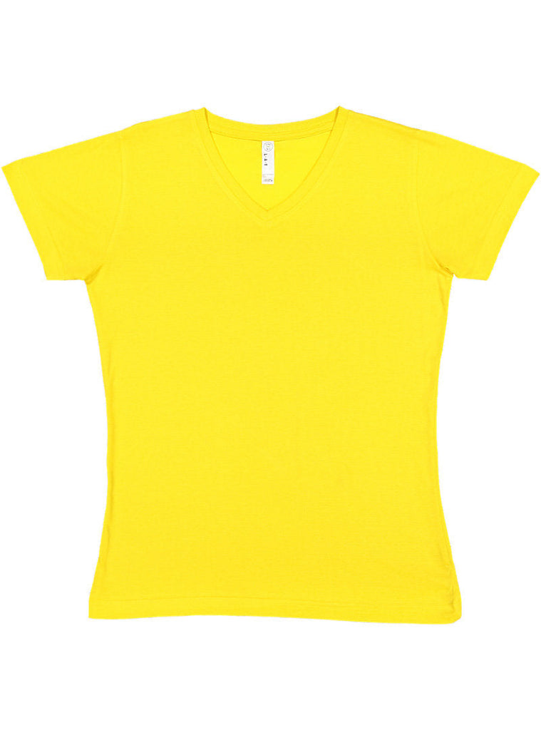Women's 3X-Large Yellow LAT Apparel 3507 