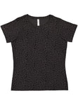 Women's 3X-Large Black Leopard LAT Apparel 3516 