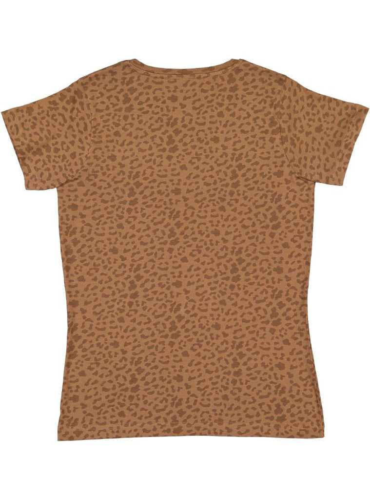 Women's 3X-Large Brown Leopard LAT Apparel 3516 