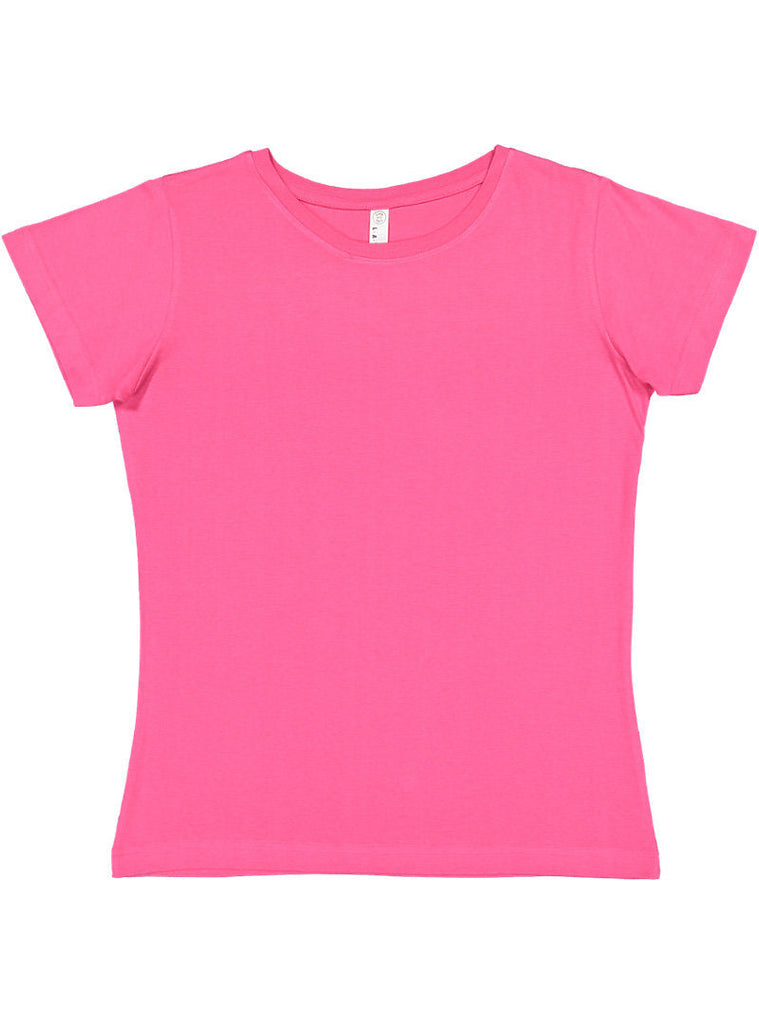 Women's 3X-Large Hot Pink LAT Apparel 3516 