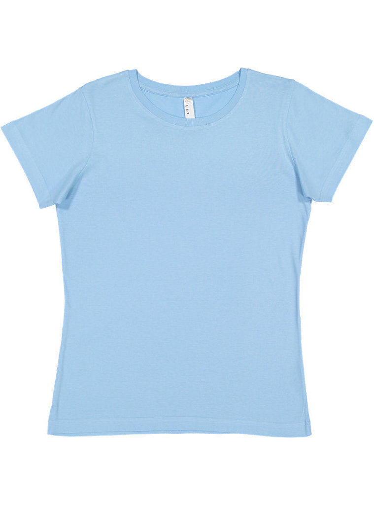 Women's 3X-Large Light Blue LAT Apparel 3516 