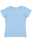 Women's 3X-Large Light Blue LAT Apparel 3516 
