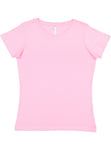 Women's 3X-Large Pink LAT Apparel 3516 