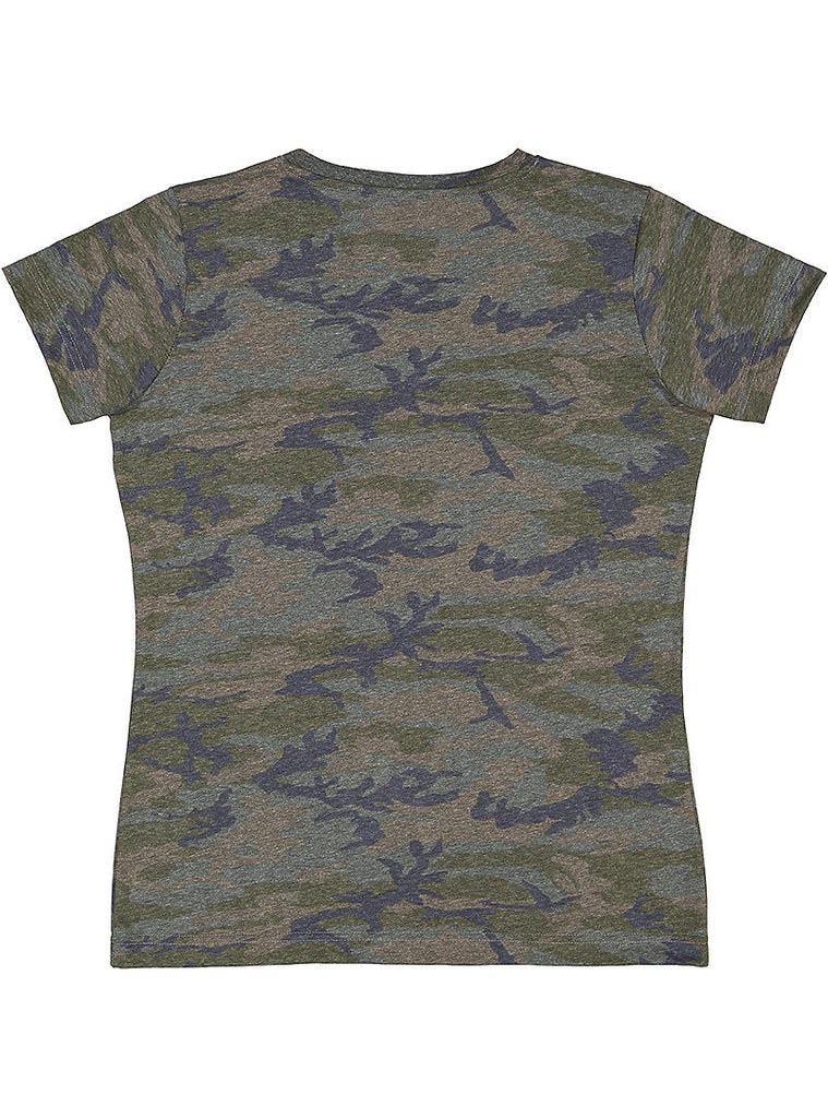 Women's 3X-Large Vintage Camo LAT Apparel 3516 