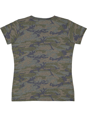 Women's 3X-Large Vintage Camo LAT Apparel 3516 